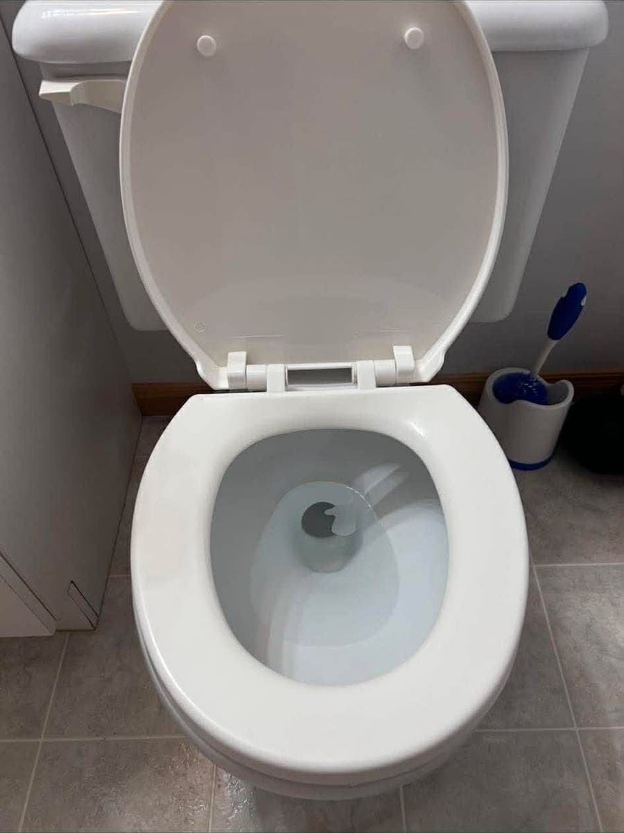 Toilette — après le ménage